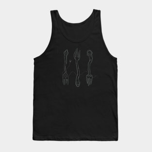 Fork party,  line version Tank Top